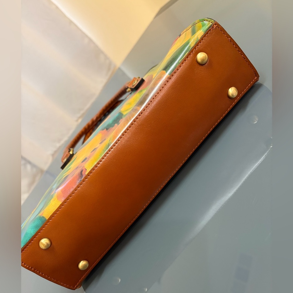 Patricia Nash Calvi Watercolor Butterfly Satchel - Picture 8 of 14